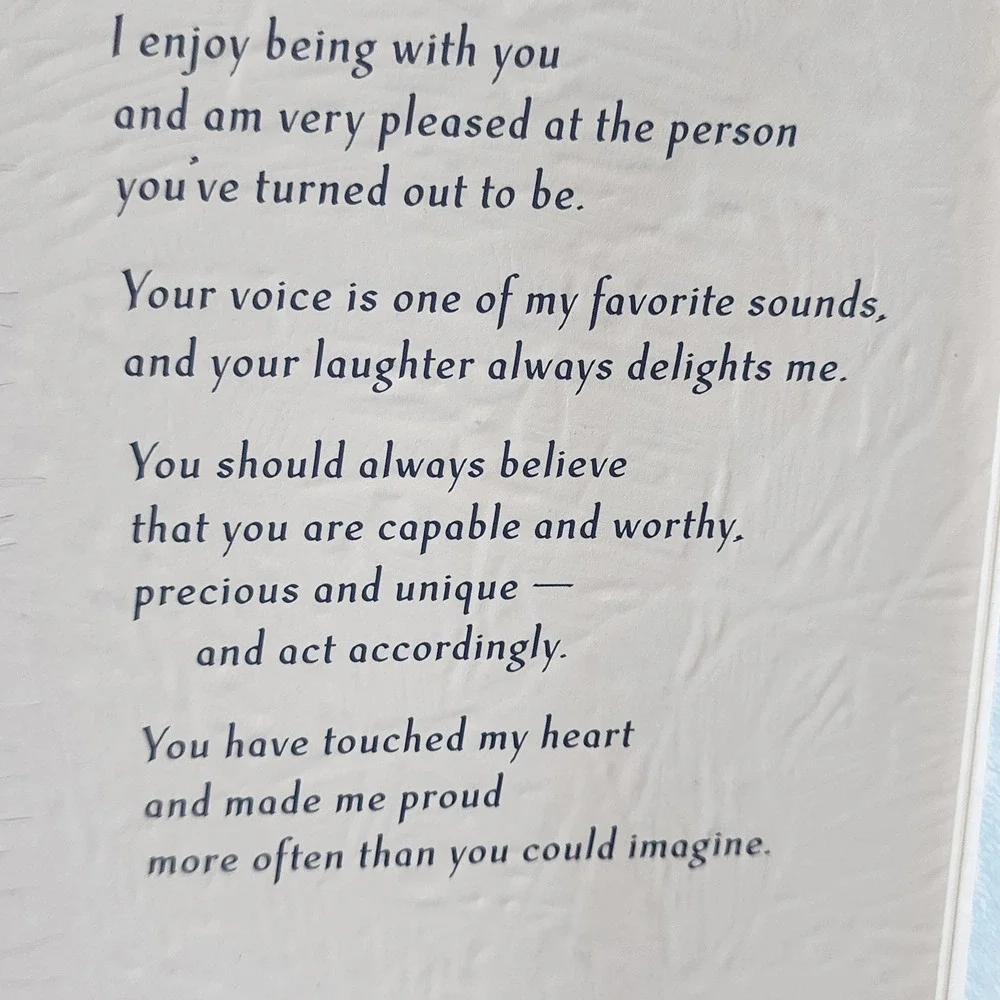 Blue Mountain Arts My Child Never Forget These Ten Things Card Barbara Cage